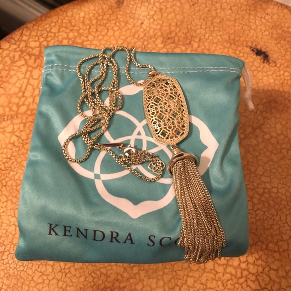 EUC Kendra Scott Filigree Rayne🔅Gold - Picture 1 of 1